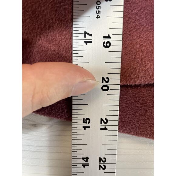Old Navy Go-Warm Fleece Sweatshirt Womens Small Burgundy‎ Cowl Neck Cropped - Picture 4 of 9